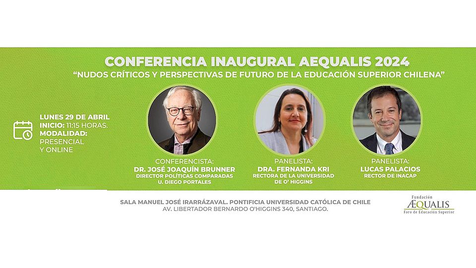 Fundación AEQUALIS invita a su Conferencia Inaugural 2024